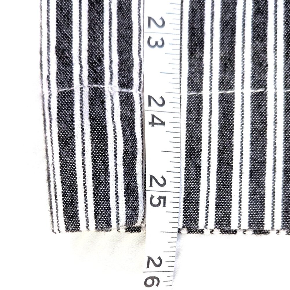 Hollister | Cotton Ultra High Rise Striped Gray & White Pants | Size Small - Picture 14 of 14
